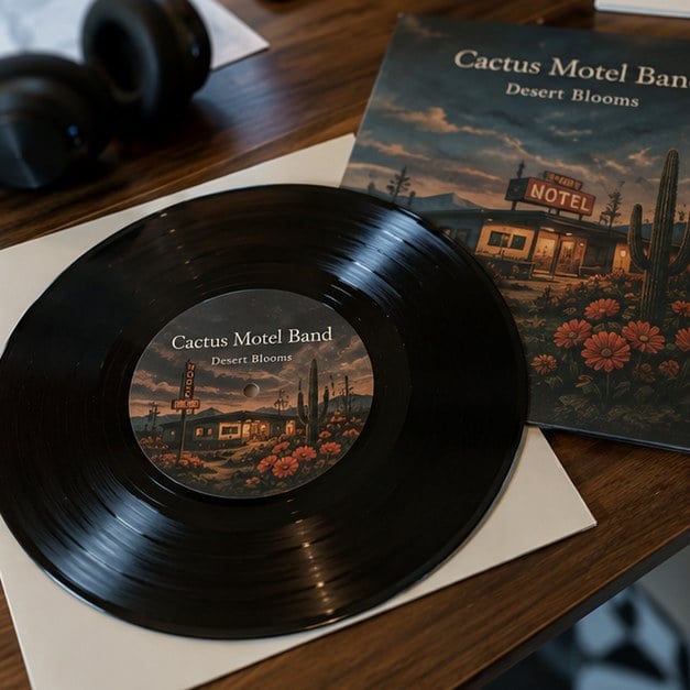Personalized vinyl record — customer photo